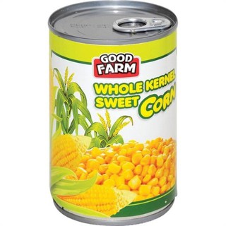 Bắp ngọt nguyên hạt đóng lon goodfarm - whole kernel sweet corn 425g có nắp bật tiện lợi | moonmilk vn
