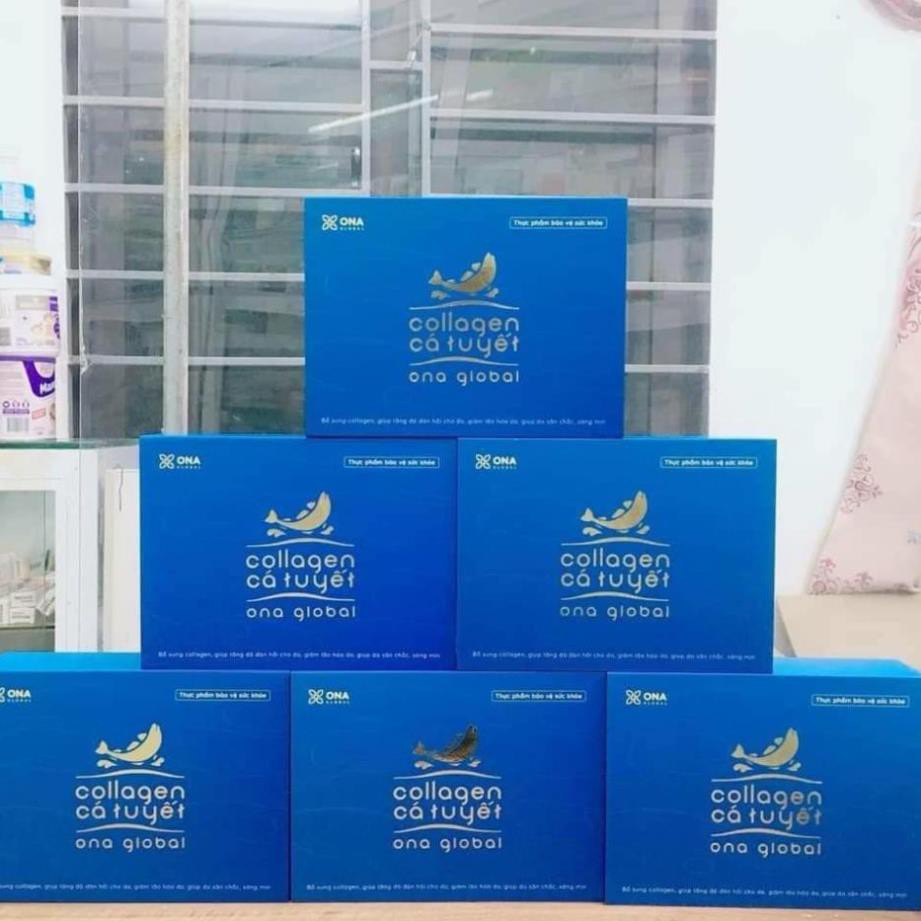(CHÍNH HÃNG) 01 HỘP Collagen cá tuyết Nauy - ONA GOBAL làm đẹp da, da săn chắc, căng bóng,ẩm mượt hộp 30 gói | BigBuy360 - bigbuy360.vn
