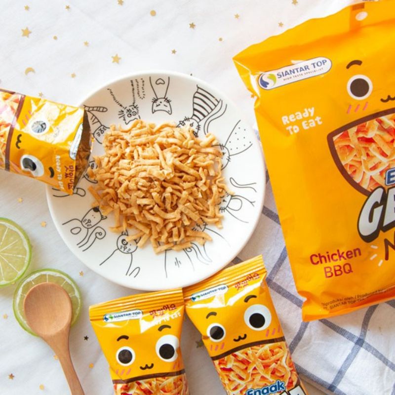 Snack Enaak Gemez BBQ Vị Gà Túi 60 Gr 3 Gòi Nhỏ | BigBuy360 - bigbuy360.vn