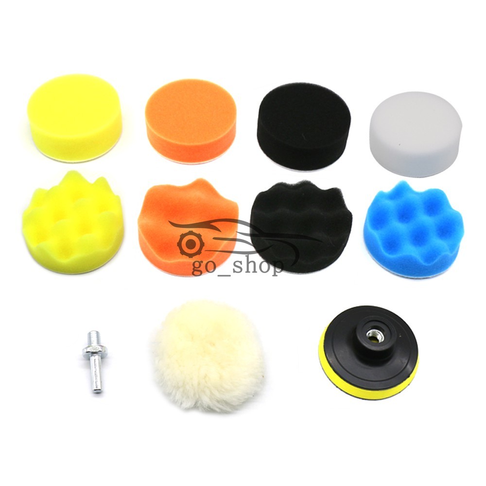 Bộ 11 Miếng Xốp Đánh Bóng Xe Hơi 3inch Tiện Dụng