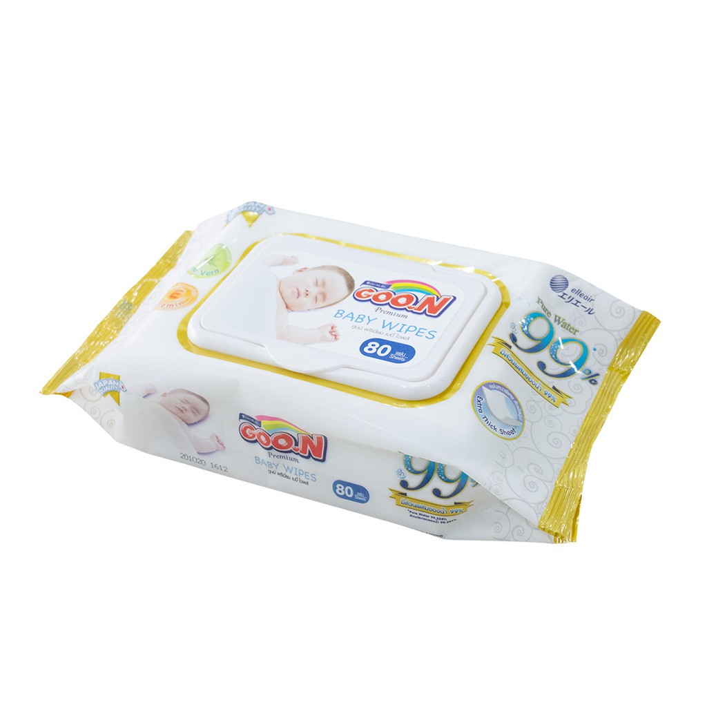 Khăn giấy ướt Goo.N Premium Baby Wipes (80 tờ)