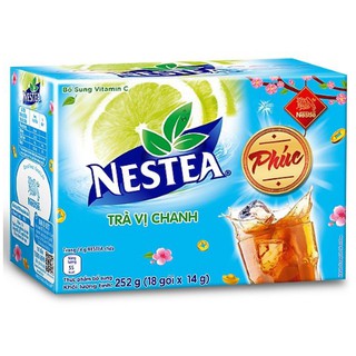 Trà chanh Nestea Hộp 252g (18 gói x 14g)
