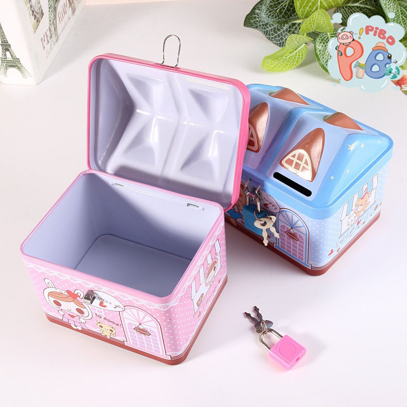 Két Sắt Mini Tiết Kiệm Tiền Hình Ngôi Nhà Có Khóa Siêu Ngộ Nghĩnh Cho Bé– Pibo Store | BigBuy360 - bigbuy360.vn