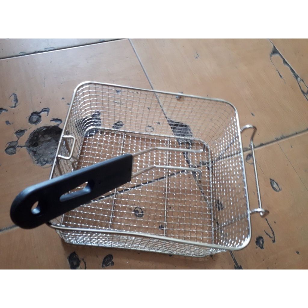 Giỏ chiên bếp chiên nhúng ngập dầu 20x17 và 24x25cm bếp chiên nhúng điện