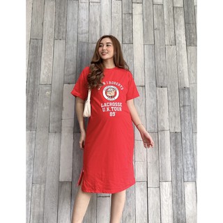 Đầm thun Bầu form suông gọn dáng