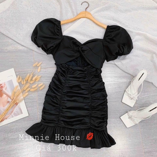 Đầm body nhun cut out bigsize 55kg-90kg | BigBuy360 - bigbuy360.vn