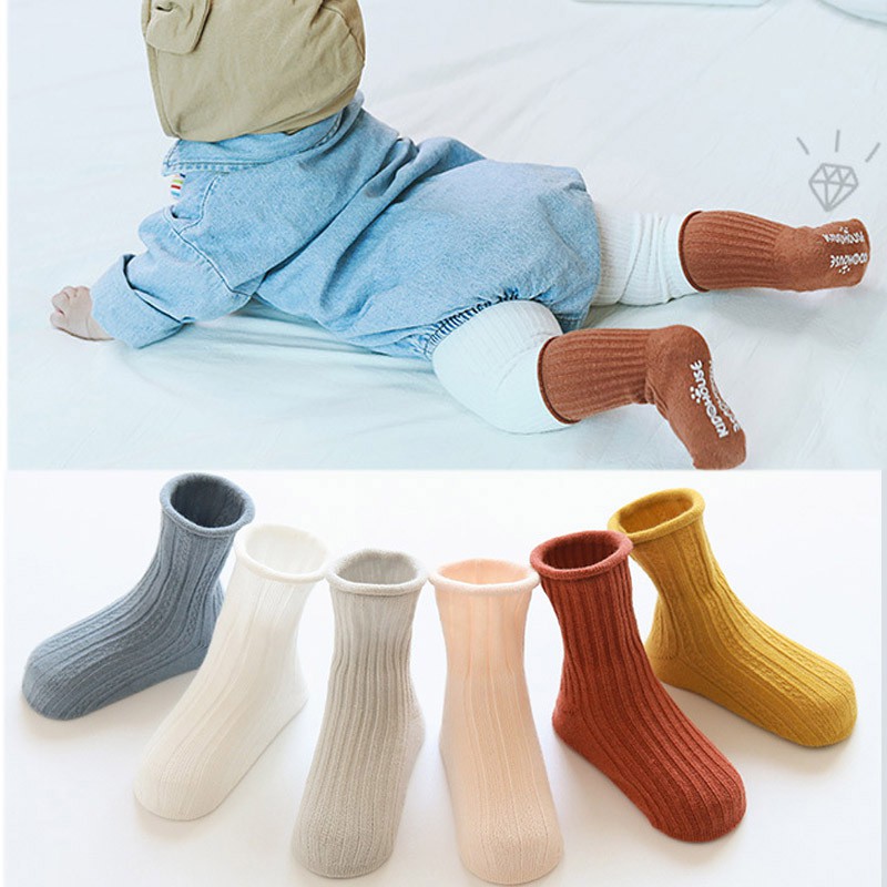 Vớ em bé đế mềm chống trượt in họa tiết bé rắn In duy nhất Giày mềm Sock Bé trai Bé gái Vớ chống trượt