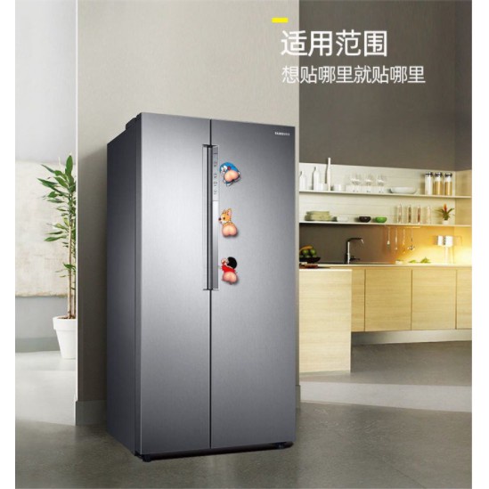 Bộ 2 Miếng Dán Bảo Vệ Góc Cửa Xe Hơi Họa Tiết Hoạt Hình 3D Độc Đáo