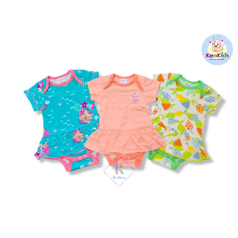 (3-11kg) COMBO 5 body váy bé gái chất đẹp nhiều màu BABY WEAR