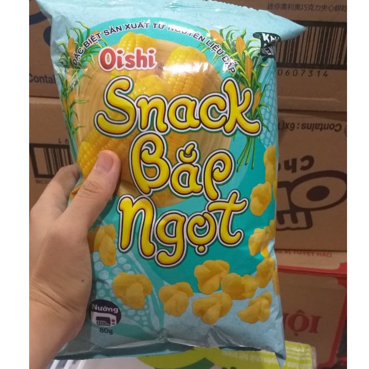 Bim bim Oishi các vị gói 80g