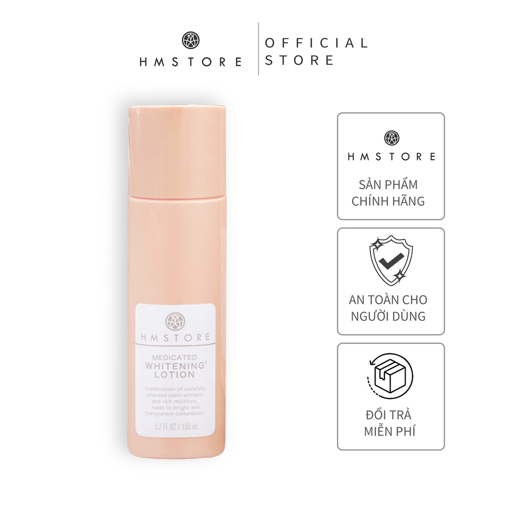 Toner Giúp Căng Da Sáng Mịn Đều Màu HM STORE - Whitening Lotion 150ml [MADE IN JAPAN]