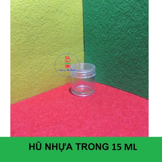 Hũ nhựa trong 15ml