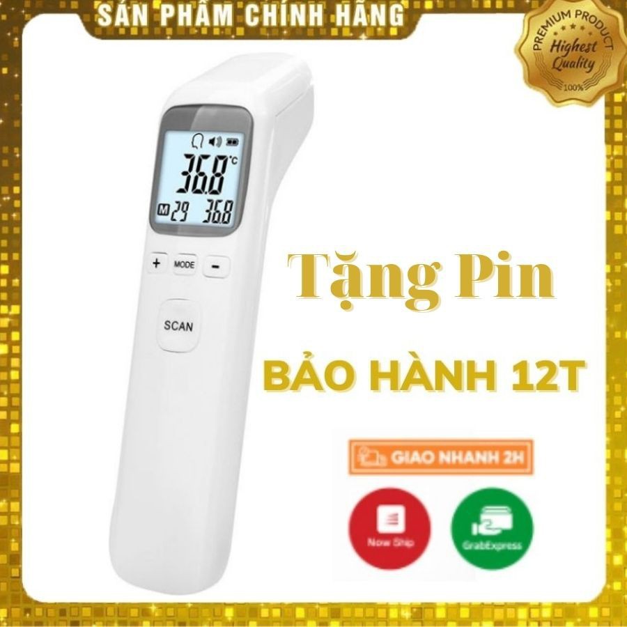 Nhiệt kế hồng ngoại đo không tiếp xúc chất lượng cao chính hãng [ đo được nước pha sữa , nhiệt độ bề mặt ]