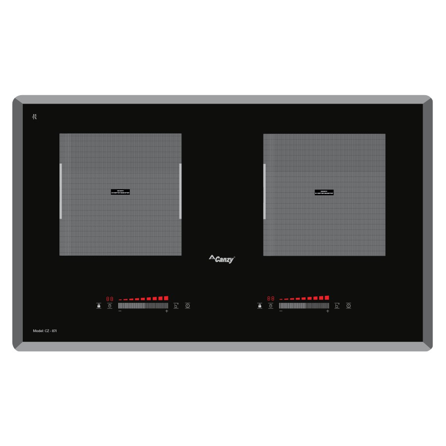 Bếp từ Canzy CZI 9976, Nhập khẩu Thái Lan, Bếp từ đôi Canzy CZ 87i Inverter thế hệ mới, bảo hành 3 năm