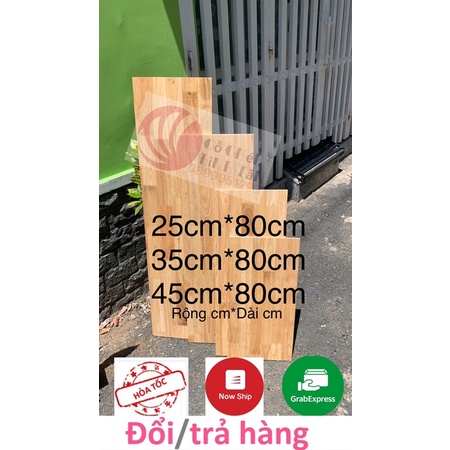 Mặt bàn gỗ ghép, gỗ ghép cao su , gỗ không thấm nước nhiều kích thước
