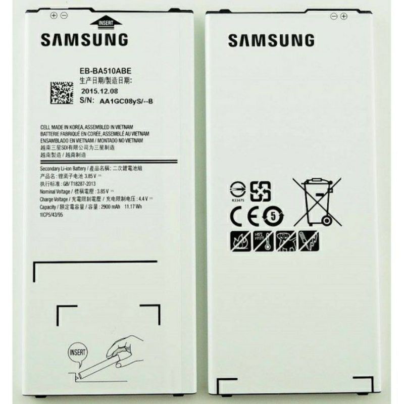 Pin Samsung A510 / A5 2016 ( EB-BA510ABE ) Zin BH 6 tháng