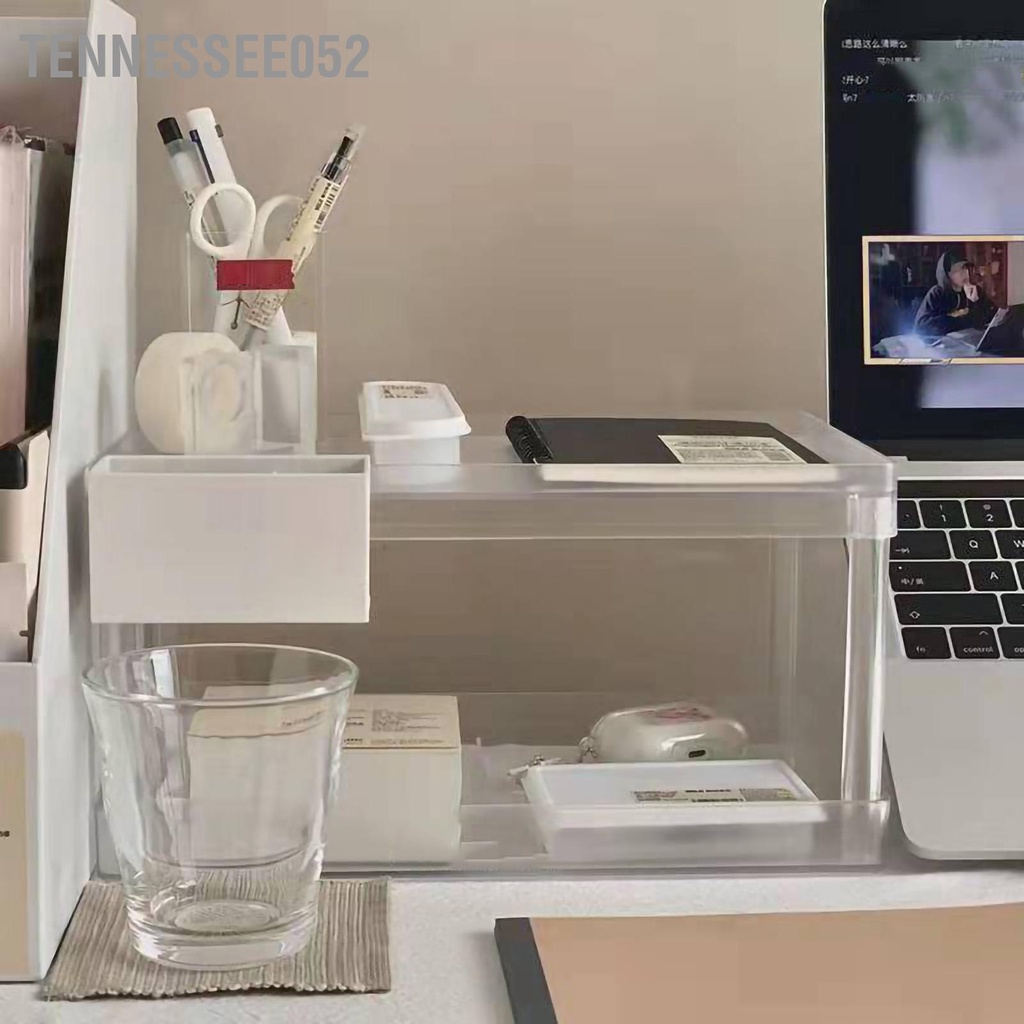 [Hàng Sẵn] Kệ đựng đồ Để Bàn Trong Suốt 2 Tầng Đựng mỹ Phẩm đồ dùng học tập Tiện Dụng【Tennessee052】