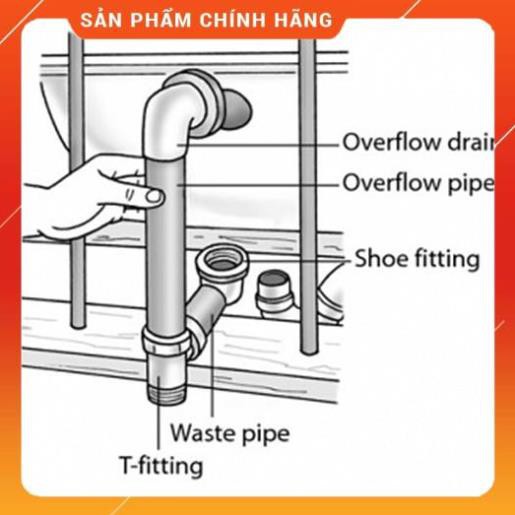 (FreeShip) Bộ xả bồn tắm nằm bằng đồng