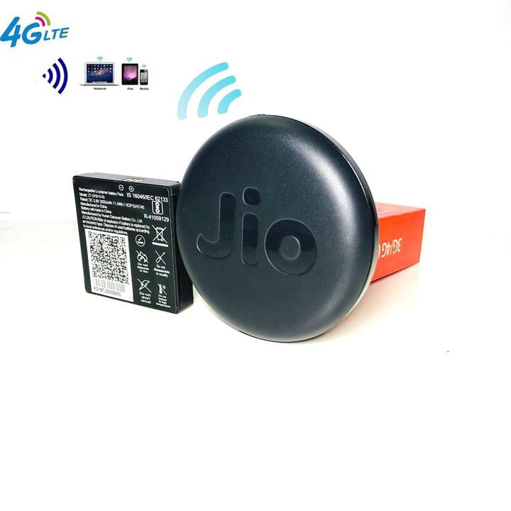 BỘ PHÁT WIFI 4G LTE JIO JMR1040-TỐC ĐỘ 150MB-PIN 3000MAH CHẠY 10 GIỜ ẤN ĐỘ