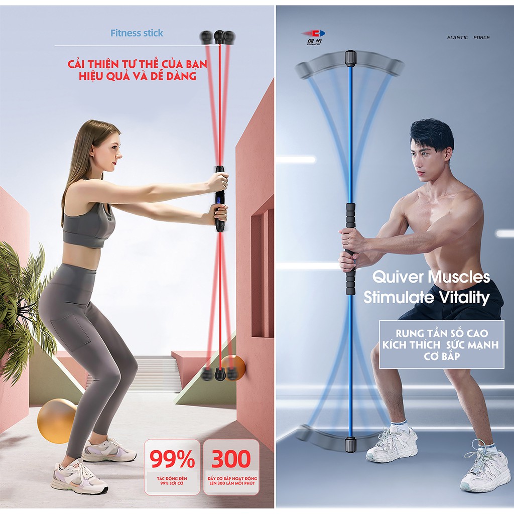 THANH RUNG ĐÀN HỒI ĐA NĂNG -DỤNG CỤ TẬP GYM HIỆU QUẢ TẠI NHÀ