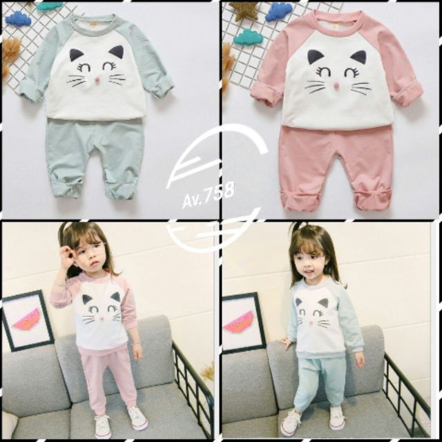 Bộ bé gái cute