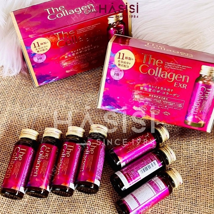 Nước Uống Bổ Sung Collagen SHISEIDO - The Collagen 50mlx10 (Có 2 loại The Collagen New và The Collagen EXR)