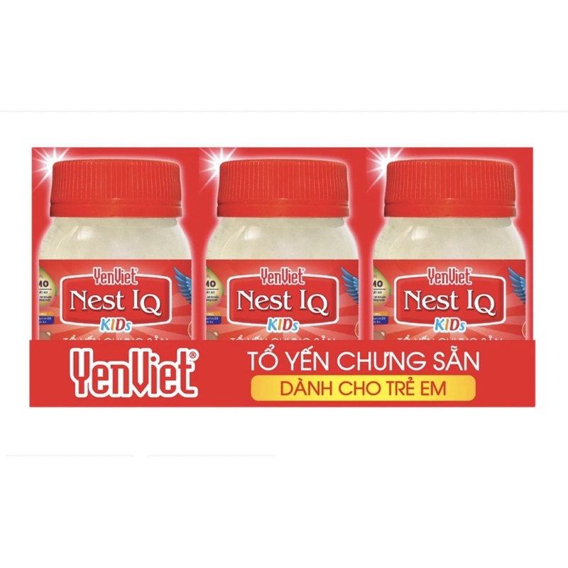 Tổ Yến Chưng Sẵn Trẻ Em YenViet Nest IQ - Lốc 6 lọ