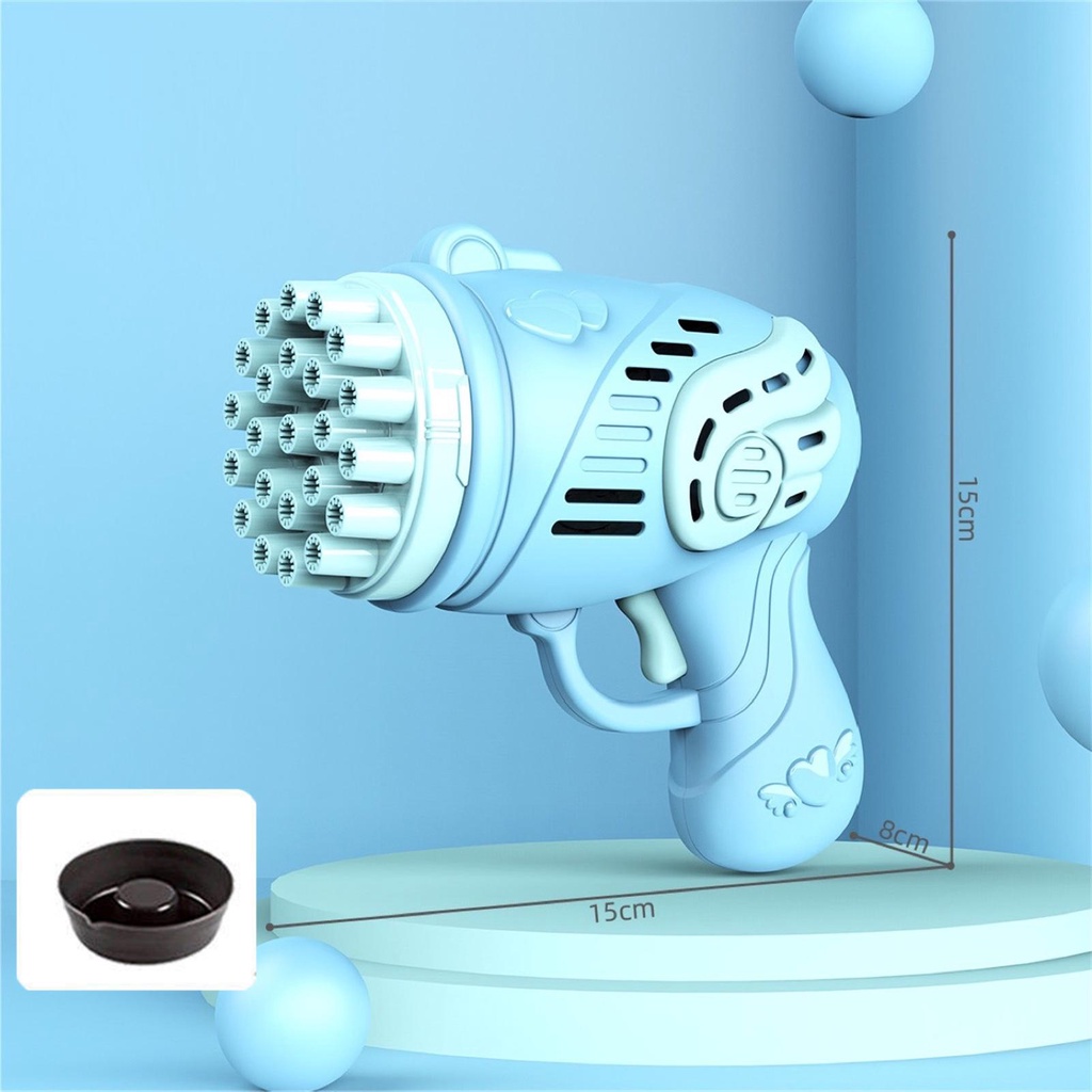 Súng Bắn Bong Bóng Tự Động 23 Lỗ Cho Bé
