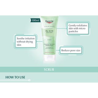✅[CHÍNH HÃNG] Gel Tẩy Tế Bào Chết Cho Da Mụn EUCERIN PROACNE SOLUTION SCRUB 100ML