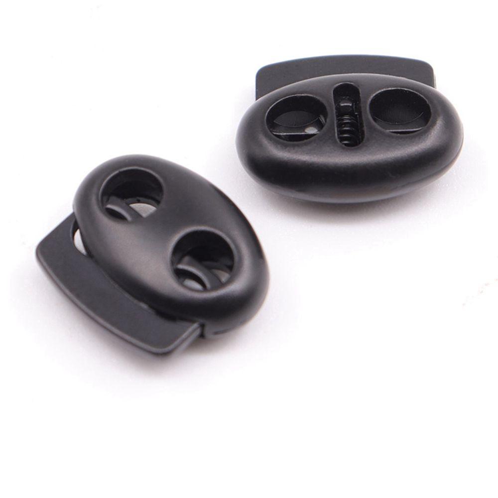 Set 10 Khóa Dây Lò Xo 2 Lỗ Hình Oval Chuyên Dụng Cho Dây Rút / Túi Xách