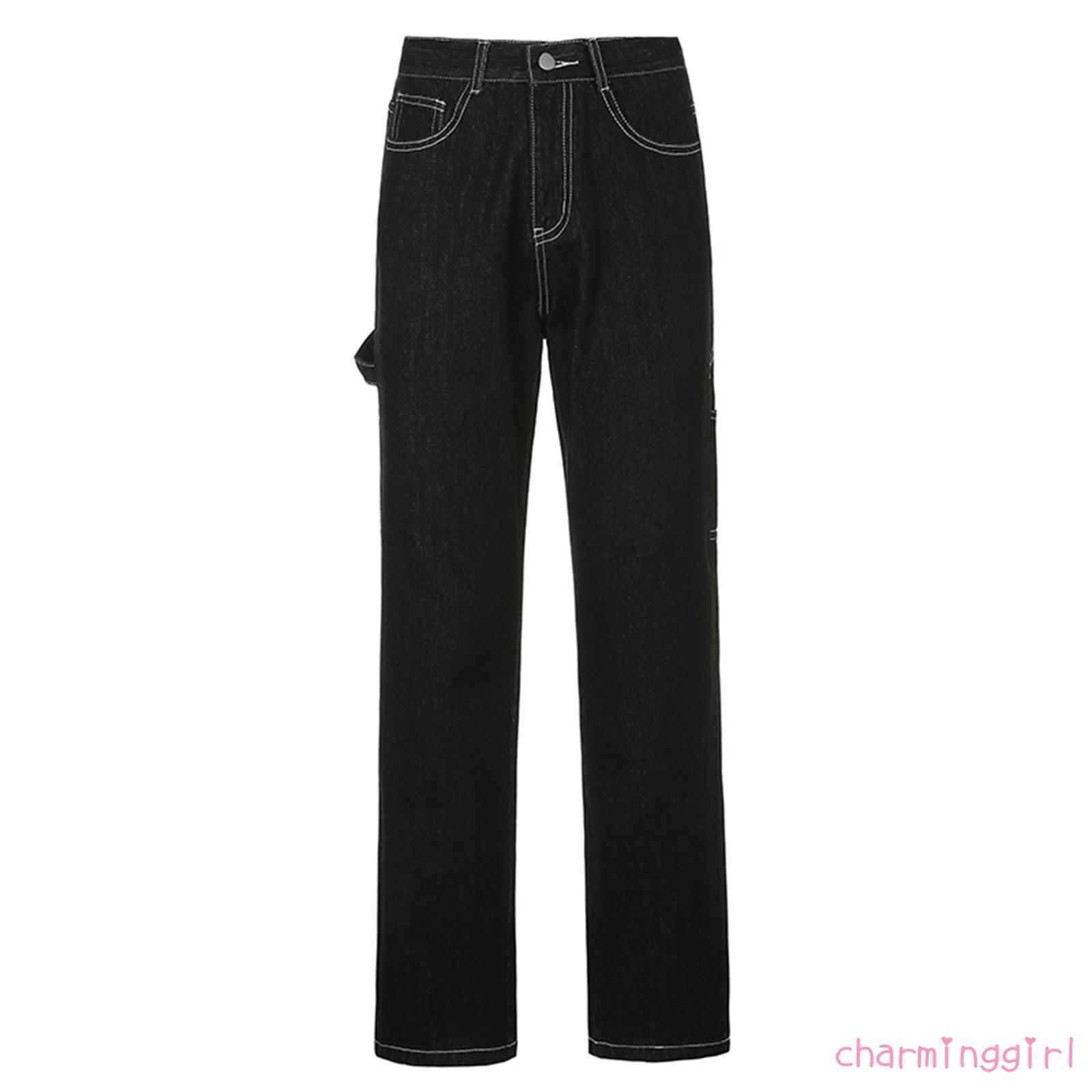 Quần jeans ống rộng thời trang cá tính sành điệu cho nữ | BigBuy360 - bigbuy360.vn