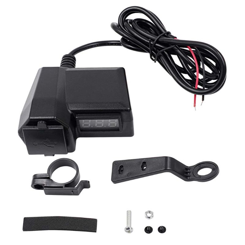 Bộ Sạc USB Kép 12V Chống Nước Có Công Tắc ON OFF Cho Điện Thoại/Máy Tính Bảng GPS