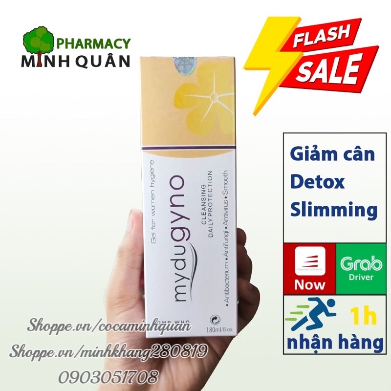 Gel vệ sinh phụ nữ Mydugyno ⚡Chính Hãng⚡ giúp giữ ẩm, mịn màng, lành vết thương vùng kín _120ml và 180ml_MINH QUÂN