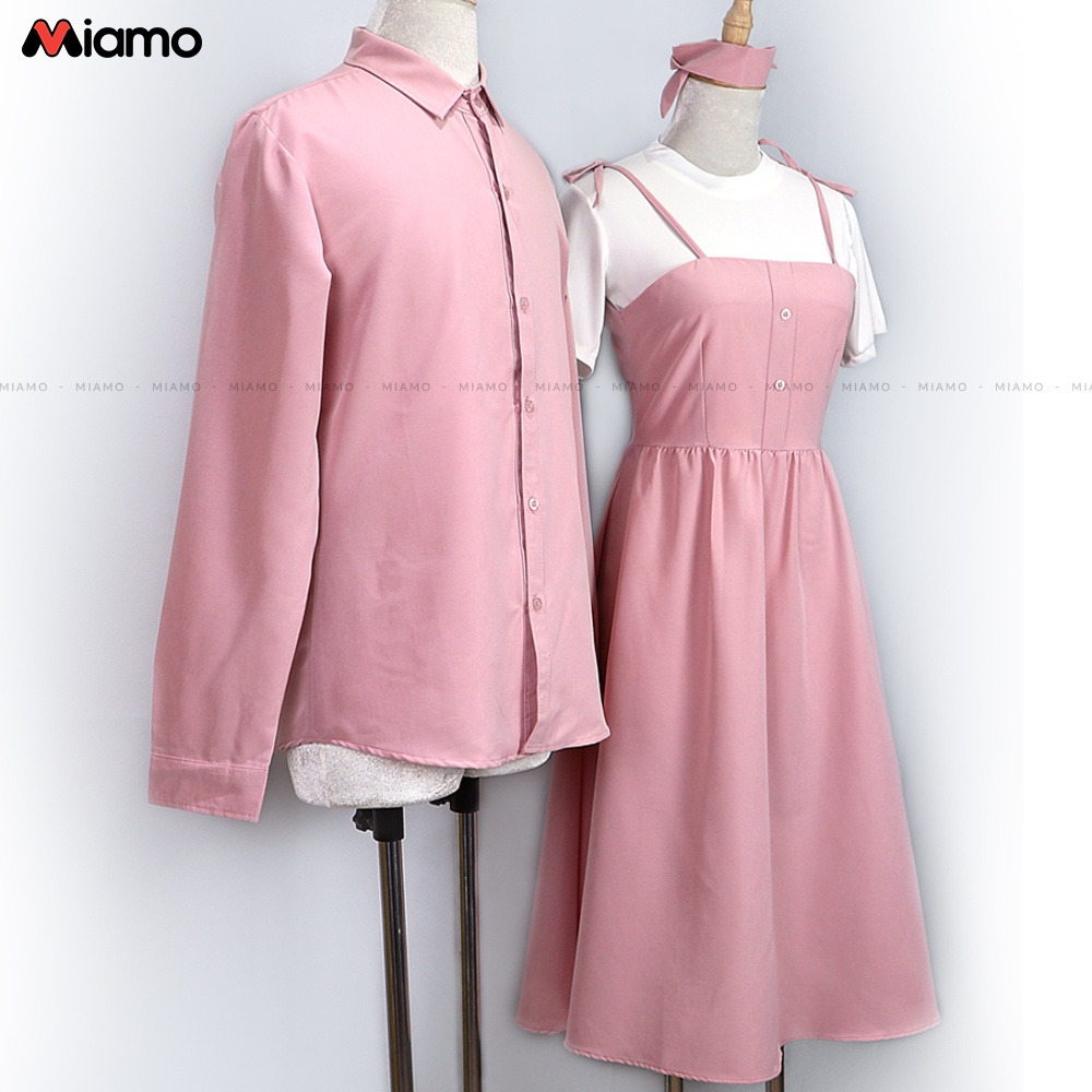 [Freeship] Set đồ đôi nam nữ couple đáng yêu dễ thương thời trang Miamo TN121 (Kèm ảnh thật)