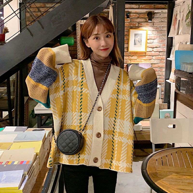 order_áo khoác len nữ ulzzang kẻ kèm ảnh thật ở cuối | BigBuy360 - bigbuy360.vn