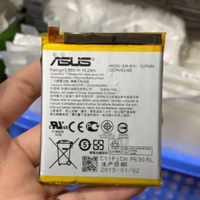 Pin Asus Zenfone 3 5.2 (ZE520KL) C11P1601 xịn có bảo hành