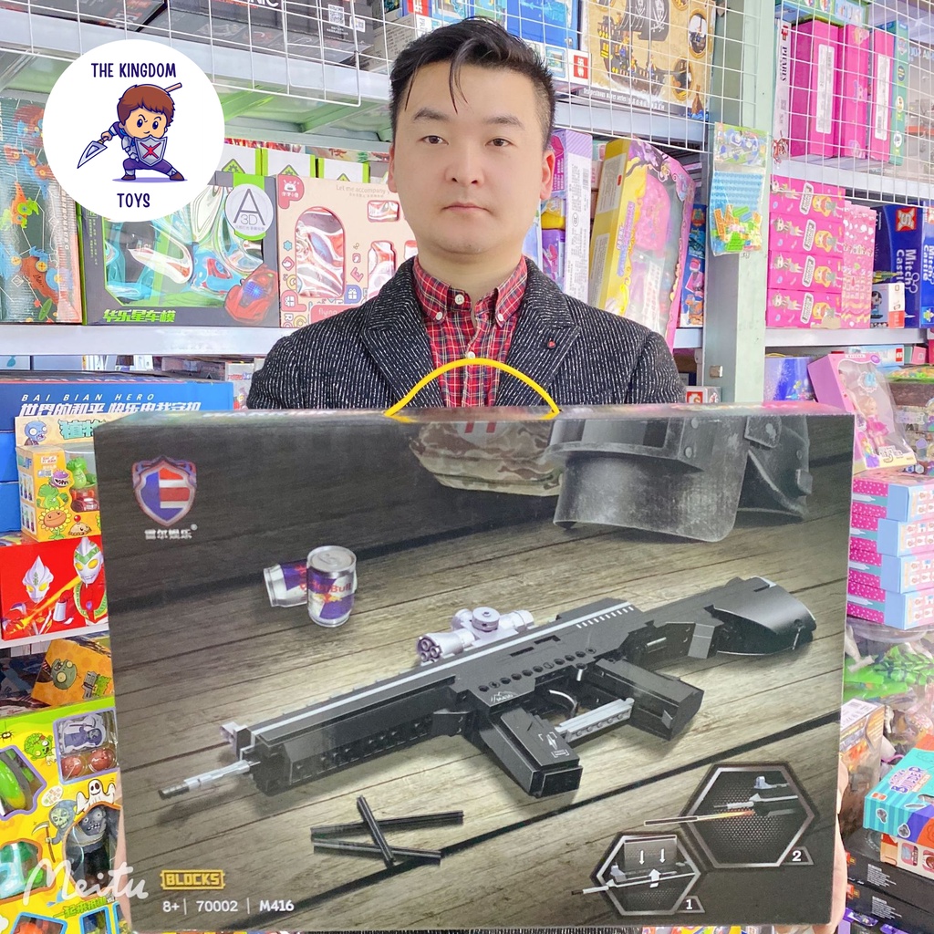 Đồ Chơi Lắp Ráp PUBG Mô Hình M416 / MK14 / Scar / Vector RAEL Free Fire CSGO Đồ Chơi Cho Bé 70002