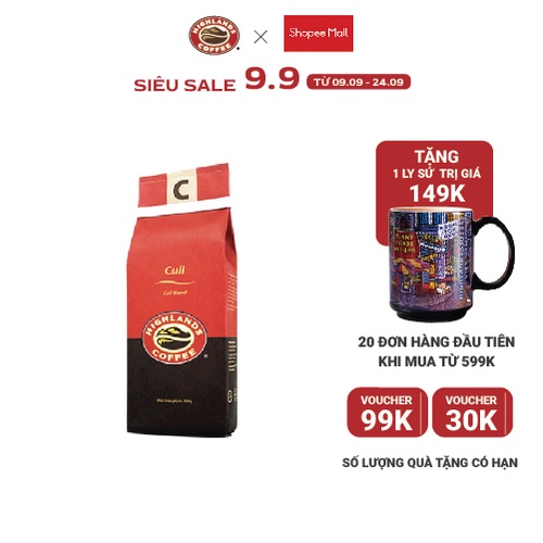Cà Phê Rang Xay Culi Highlands Coffee 200g/gói