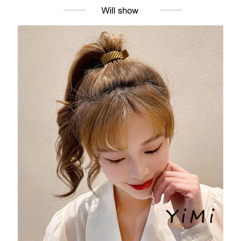 Giá Đỡ Kẹp Tóc Đuôi Ngựa Phong Cách Hàn Quốc Cho Nữ