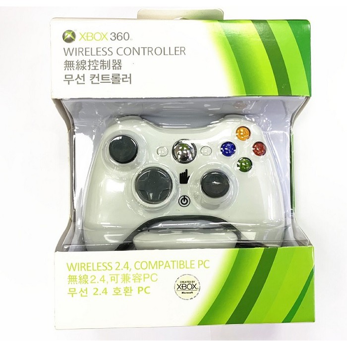 Tay Cầm Chơi Game không dây Xbox 360 Có Rung -Tay cầm không dây 2.4G cho PC, Smart TV, Laptop chơi full skill F04