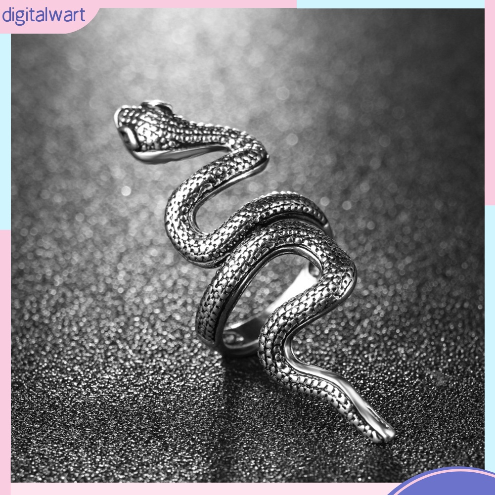Nhẫn Hợp Kim Hình Rắn Hóa Trang Cho Nam Và Nữ