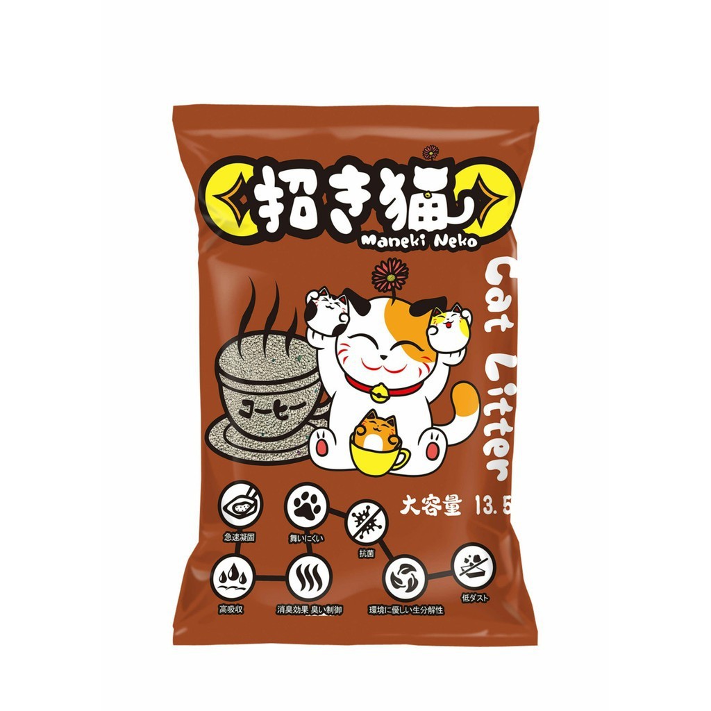 Cát vệ sinh cho mèo MANEKI NEKO túi 5L