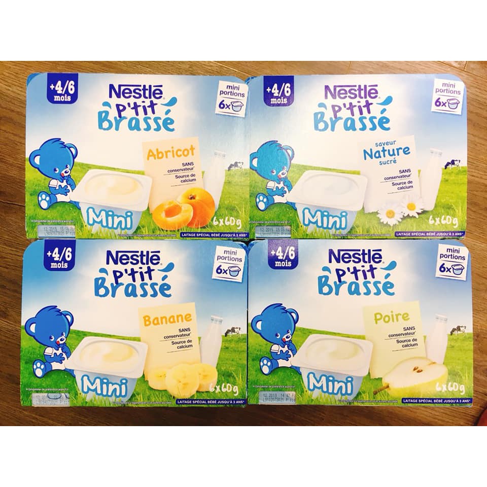 Sữa chua Nestle cho bé từ 4 tháng tuổi vị hoa quả