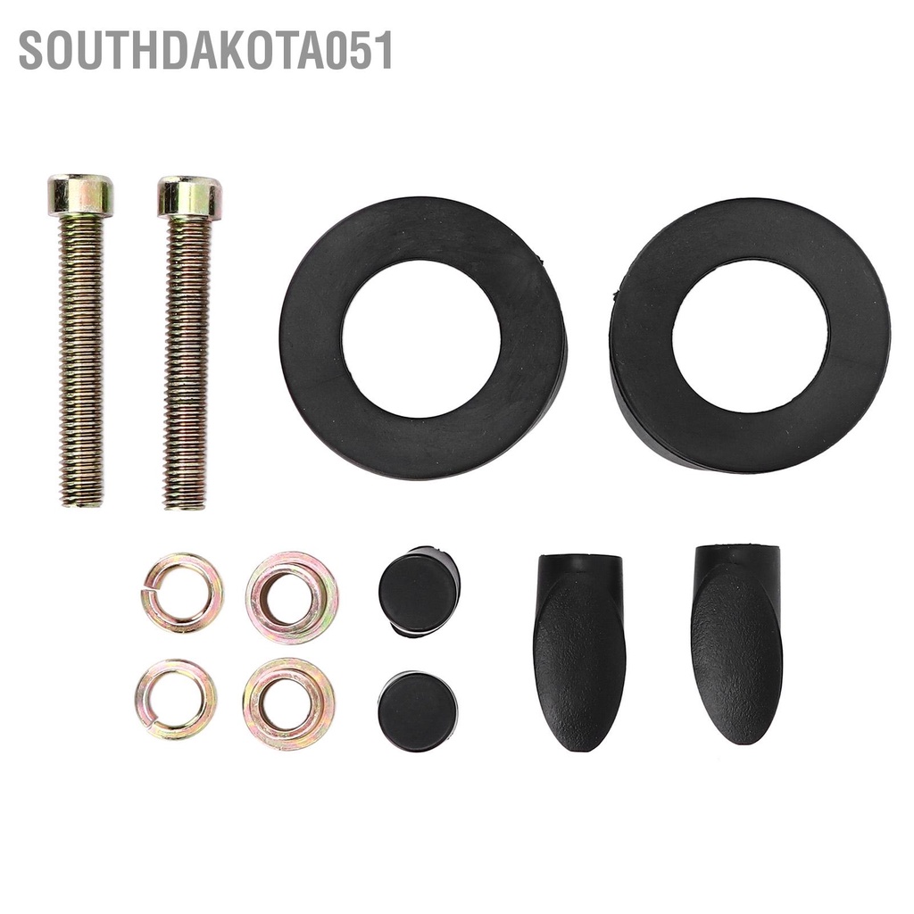 Southdakota051 Ghép cặp Gương phản chiếu phía sau xe máy Thay thế đa năng cho GY6 150cc Mopeds Xe tay ga ATVs