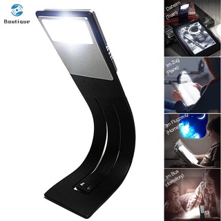 ✿♥▷ Book Lights USB Rechargeable Reading Light Clip for Kindle Book Lovers with 4-Grade Brightne