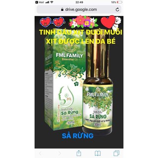 Tinh dầu sả chanh xịt đuổi muỗi