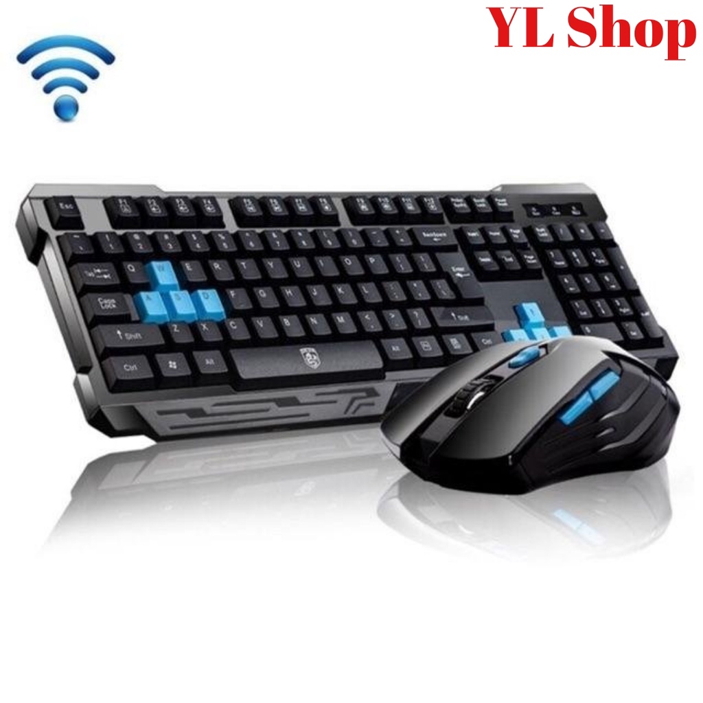 COMBO PHÍM CHUỘT GAME THỦ KHÔNG DÂY CAO CẤP V60 CỰC NHẠY CHUỘT DI CỰC CHUẨN XÁC