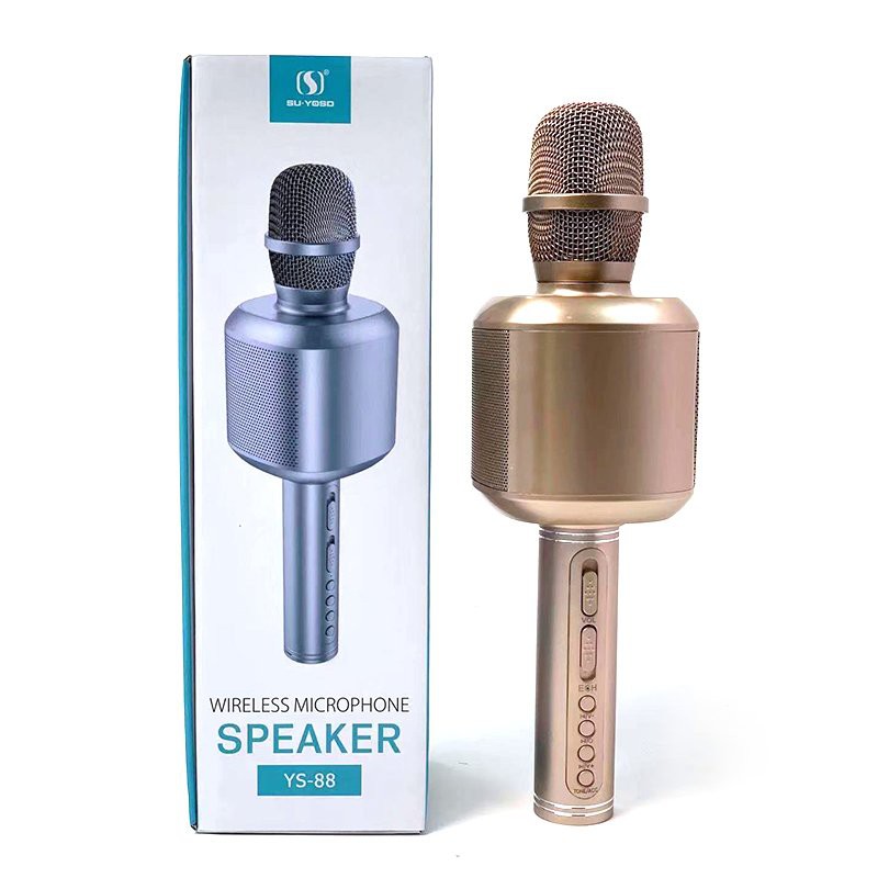 Micro karaoke bluetooth YS 88 89 Micro kiêm loa karaoke SU YOSD - Chỉnh echo ngay trên mic - Tích hợp thay đổi giọng nói