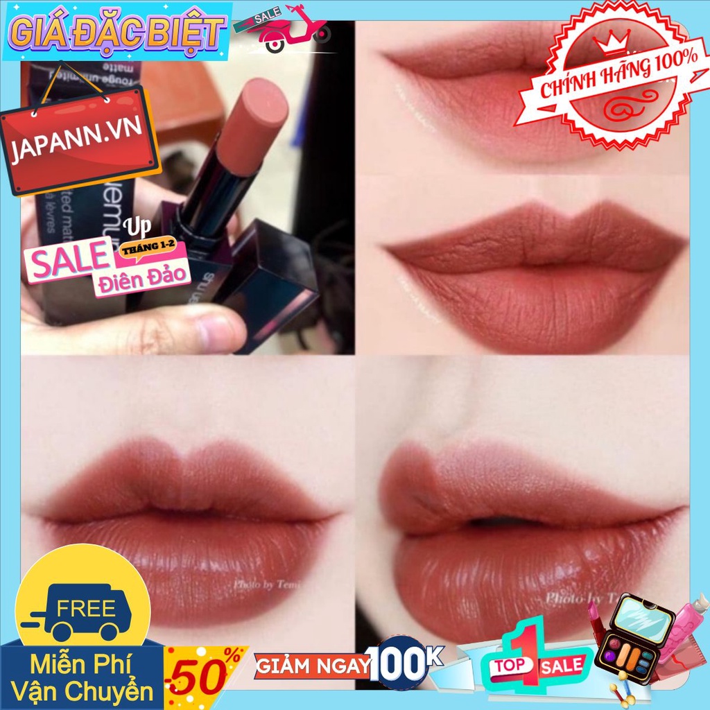 ♥𝐉𝐀𝐏𝐀𝐍𝐍.𝐕𝐍♥ Son SHU UEMURA 781 vỏ đen cam nâu đất #ＣＨÍＮＨ ＨÃＮＧ １００%