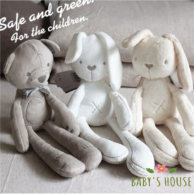 Thú bông thỏ trắng, cừu trắng, voi trắng cho bé yêu - Baby's House